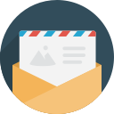 ikona za e-mail z ovojnico in pismom